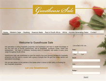 Tablet Screenshot of guesthousesale.com